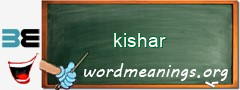 WordMeaning blackboard for kishar